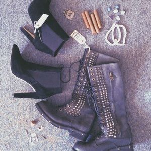 Suede Booties